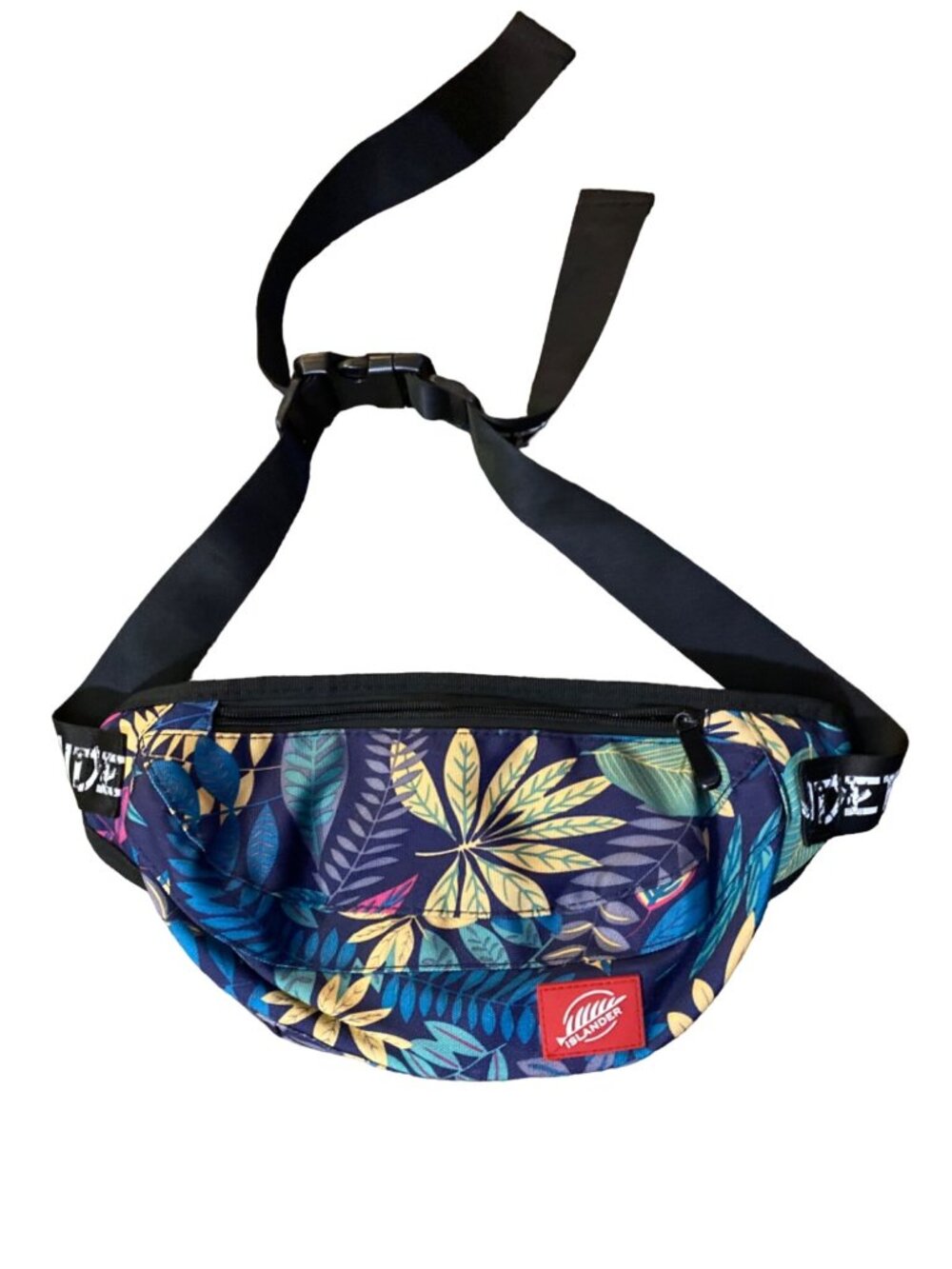 Vintage Islander Tropical Floral Fanny Pack Waist Bag Hawaiian Used